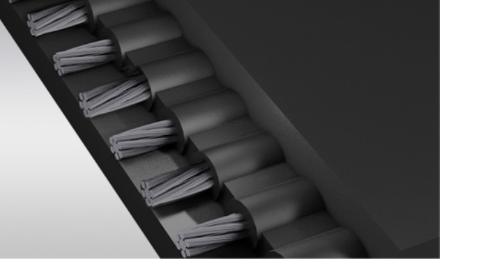 Conventional steel cord conveyor belt