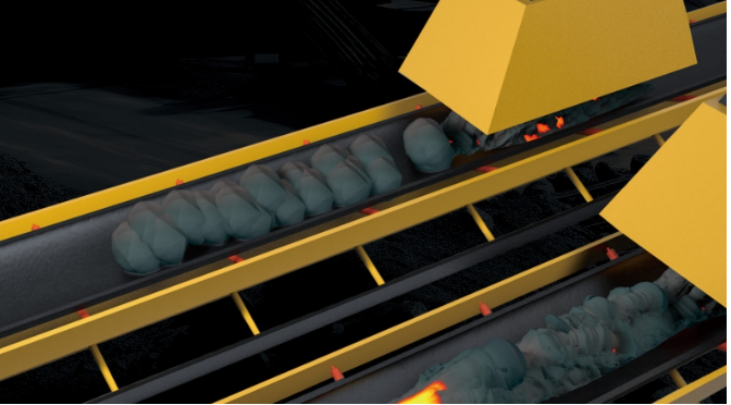 High temperature conveyor belt