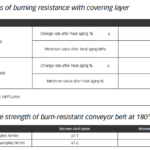 Burning Resistant Conveyor Belt